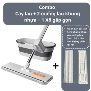 Cây Lau Nhà Thông Minh Tự Vắt 360 Độ
